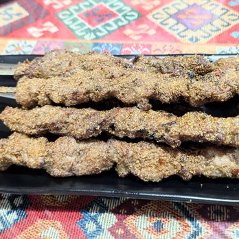 New Nurlan Restaurant - Lamb Kawap (skewers) $4.99 per skewer....Excellent! So flavorful! - Soup Near Me - Flushing, New York