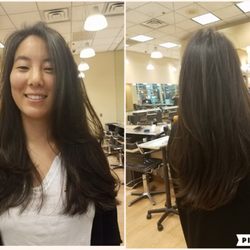 Salon Cielo - Long layers hair cut By Luz