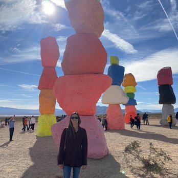 Seven Magic Mountains - Public Art Near Me - Las Vegas, Nevada Seven Magic Mountains - Public Art Near Me - Las Vegas, Nevada
