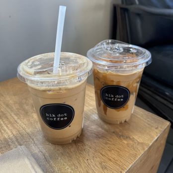 Blk Dot Coffee - Iced Spanish Latte Iced Dulce VTM Latte - Sandwiches Near Me - Orange, California