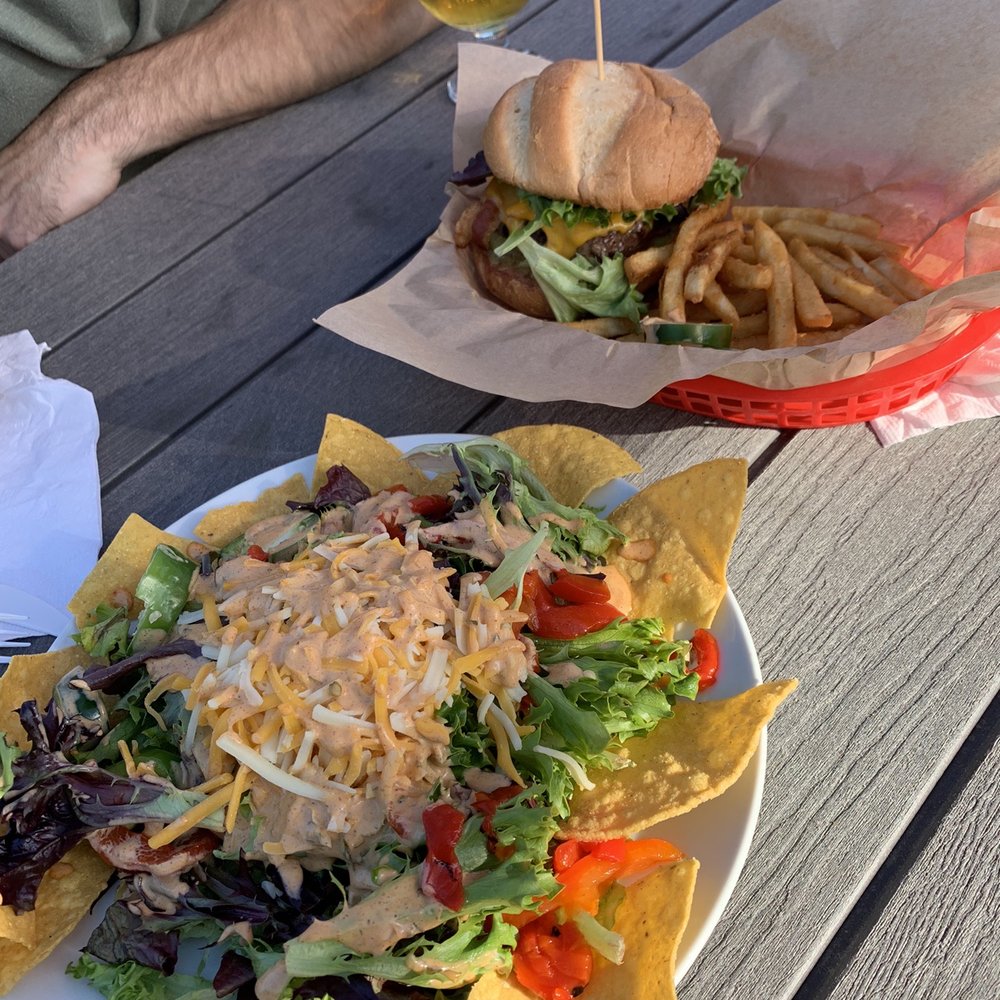 Southwest salad & avo burger Southwest salad & avo burger