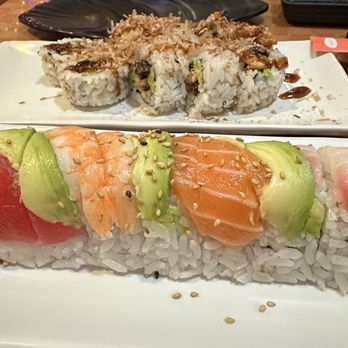 Takka Sushi - Salmon skin and Rainbow rolls - Sushi Bars Near Me - Santee, California