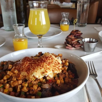 Echo & Rig - Short rib hash and bottomless mimosas for weekend brunch! - Steakhouses Near Me - Las Vegas, Nevada