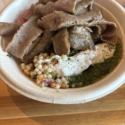 Blessings on blessings Aka Santorini bowl w/ Gyro meat
