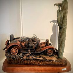 His & Her Art Gallery - "DESERT DEUCE" Cold Cast by Clyde "Ross" Morgan