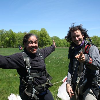 Skydive the Ranch - Super excited after skydiving - Skydiving Near Me - Gardiner, New York