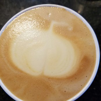 Klatch Coffee - The Great Pumpkin latte with pumpkin foam art!!!! Nice work Benjamin:) - Coffee & Tea Near Me - Rancho Cucamonga, California