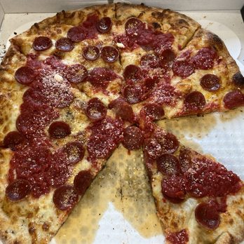 Pizza Jawn - 16" inch pie - No thin bottom with bubble spots near the crust. It tasted like pizza was from a generic corner spot. Sad. - Pizza Near Me - Philadelphia, Pennsylvania Pizza Jawn - 16" inch pie - No thin bottom with bubble spots near the crust. It tasted like pizza was from a generic corner spot. Sad. - Pizza Near Me - Philadelphia, Pennsylvania