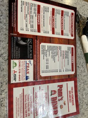 Menu photo 1 Pam's Diner Bellingham, MA