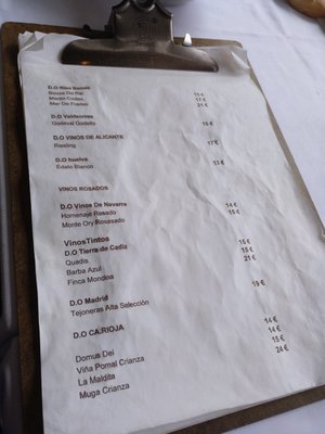Menu photo 2 La Gaditana Madrid, M