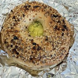 The Metropolitan Coffeehouse - Avocado toast bagel