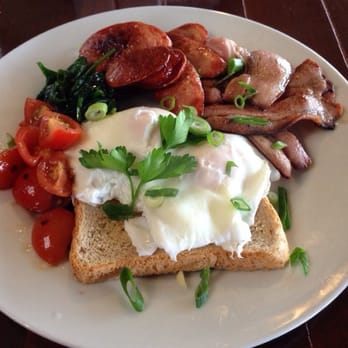 Bushy Park Cafe - Eggs with bacon and sausage - Fruits & Veggies Near Me - Melbourne, VIC Bushy Park Cafe - Eggs with bacon and sausage - Fruits & Veggies Near Me - Melbourne, VIC