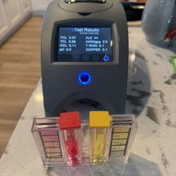 We use multiple tests to diagnose your water.