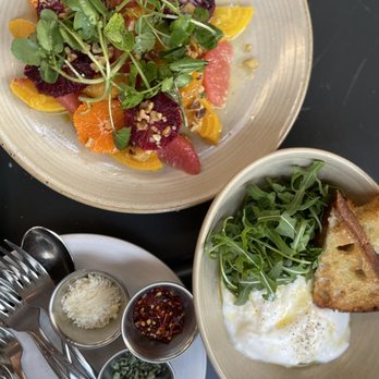 Delfina - Beet & citrus salad and Belfiore Burrata - Pizza Near Me - San Francisco, California