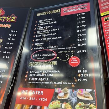 Toastyz Mediterranean Grill - Menu - Mediterranean Near Me - Glendora, California