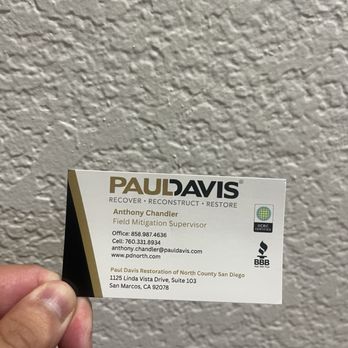 Paul Davis Restoration - Damage Restoration Near Me - San Marcos, California Paul Davis Restoration - Damage Restoration Near Me - San Marcos, California