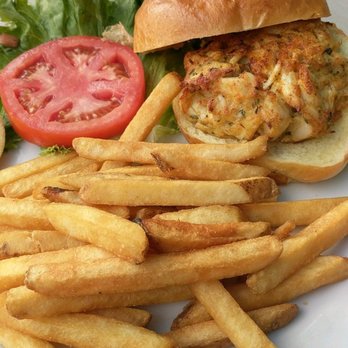 Sunset Cove - Crab cake sandiwch - Tiki Bars Near Me - Middle River, Maryland Sunset Cove - Crab cake sandiwch - Tiki Bars Near Me - Middle River, Maryland
