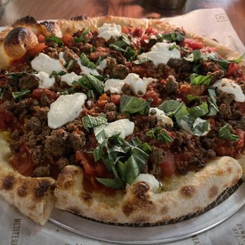 District 42 - Lamb sausage pizza - Cocktail Bars Near Me - Asheville, North Carolina District 42 - Lamb sausage pizza - Cocktail Bars Near Me - Asheville, North Carolina