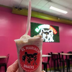 El Mariachi Snacks - I got myself nuez (which is like butter pecan)with chocolate