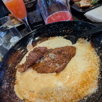 First Class Luxury Lounge GSO - Fried Salmon and grits - Restaurants Near Me - Greensboro, North Carolina