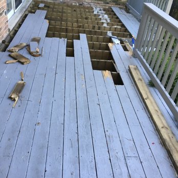 Just Screw It - Removing decking to replace - Plumbing Near Me Just Screw It - Removing decking to replace - Plumbing Near Me