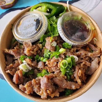 Vinason Pho Kitchen - Sammamish - Vermicelli Noodle Bowl with lemongrass pork and soy sauce. - Vietnamese Near Me - Sammamish, Washington Vinason Pho Kitchen - Sammamish - Vermicelli Noodle Bowl with lemongrass pork and soy sauce. - Vietnamese Near Me - Sammamish, Washington
