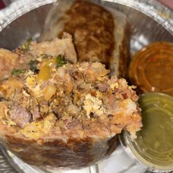 El Sancho Loco Taqueria - carne asada breakfast burrito 5/10 looks better than it tastes