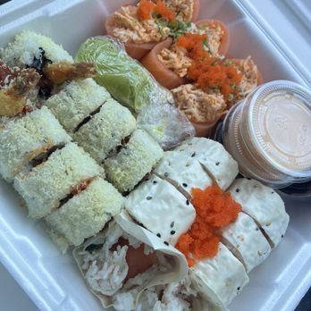 Sato Sushi - Tony Montana Roll, Magnolia Roll(6pcs), & Tiger Roll - Japanese Near Me - Upland, California