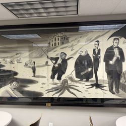 Pattee and Paterno Library - Addams Mural, Paterno Library
