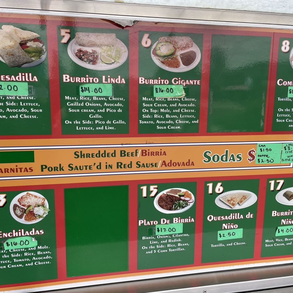 Menu as of 7/29/24 Menu as of 7/29/24