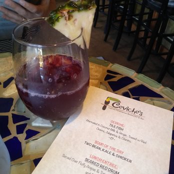 Ceviche's - Sangria - Seafood Near Me - Wilmington, North Carolina