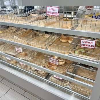 5 Star Bagelry - bagel options (they were almost sold out of everything) - Bagels Near Me - Orange, California