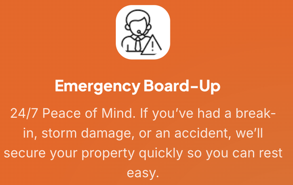 Emergency Broken Window Services for Commercial and Residential - When a window breaks unexpectedly, immediate action is vital to protect your home or business from further damage, weather exposure, or security risks. Our emergency window repair and replacement services are available 24/7, ensuring quick response and expert solutions for all window types—including impact-resistant, single and double-hung, sliding, and casement windows. We arrive promptly to secure the area, assess the damage, and provide temporary boarding or full restoration as needed. With our fast and dependable emergency service, you can have peace of mind knowing your property’s safety and comfort are our top priorities, no matter the hour. Emergency Broken Window Services for Commercial and Residential - When a window breaks unexpectedly, immediate action is vital to protect your home or business from further damage, weather exposure, or security risks. Our emergency window repair and replacement services are available 24/7, ensuring quick response and expert solutions for all window types—including impact-resistant, single and double-hung, sliding, and casement windows. We arrive promptly to secure the area, assess the damage, and provide temporary boarding or full restoration as needed. With our fast and dependable emergency service, you can have peace of mind knowing your property’s safety and comfort are our top priorities, no matter the hour.