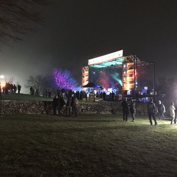 Buck's Backyard - Stage from fire pit - American Near Me - Buda, Texas