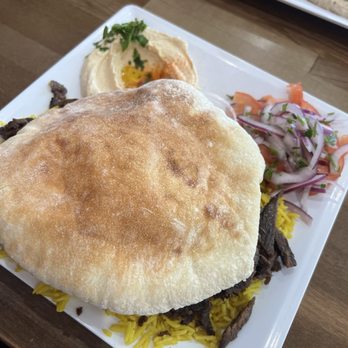 Beirut Cafe - Beef Shawarma Plate - Lebanese Near Me - Murray, Utah