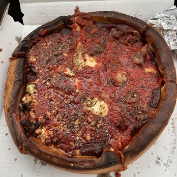 Papa Del's Pizza - Sausage and pepperoni pizza - Pizza Near Me - Champaign, Illinois Papa Del's Pizza - Sausage and pepperoni pizza - Pizza Near Me - Champaign, Illinois