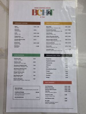 Menu photo 4 Buna Coffee House and Tea Inglewood, CA