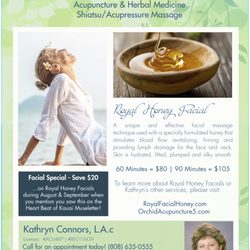 Kathryn Connors, LAC - August and September SPECIALS!