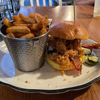 Dry Dock Bar & Grille - New Jack Daniels Bleu Burger - American Near Me - Norwalk, Connecticut Dry Dock Bar & Grille - New Jack Daniels Bleu Burger - American Near Me - Norwalk, Connecticut