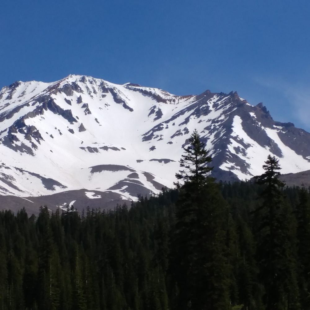 Bunny Flat Trail - The View from the Bench - Hiking Near Me - Mount Shasta, California