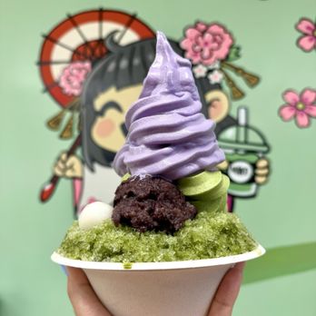 Matcha Cafe Maiko - Matcha Shaved Ice- Ube & Matcha - Ice Cream & Frozen Yogurt Near Me - Monterey Park, California
