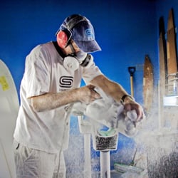 Sauritch Surfboards - Greg Sauritch Hand Shaping