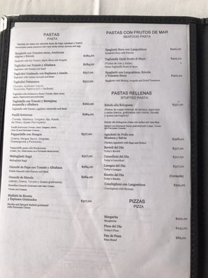 Menu photo 5 Sottovoce Buenos Aires, C