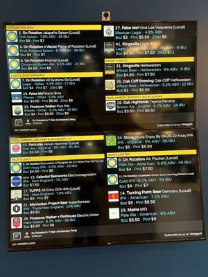Menu photo 3 On Rotation Brewery & Kitchen Dallas, TX Menu photo 3 On Rotation Brewery & Kitchen Dallas, TX