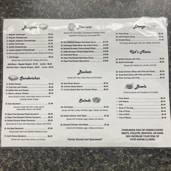 Johnson''s Stepping Stone Cafe - Main menu - American Near Me - Bixby, Oklahoma