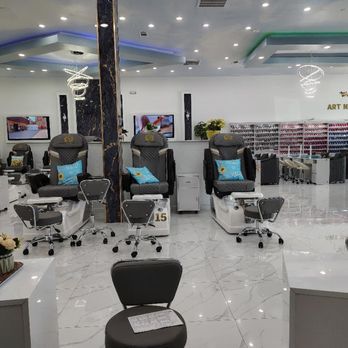 Art Nails & Spa - Main seating area - Nail Salons Near Me - Plano, Texas