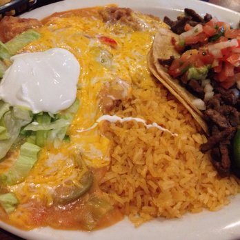 Mariscos Mar De Cortez - I created my own combo plate. Chile Relleno & Carne Asada Taco. Plenty good. - Mexican Near Me - Ramona, California