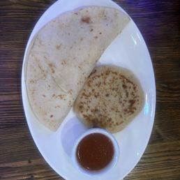 Baleada!: Baleada con Todo and pupusa Baleada!: Baleada con Todo and pupusa