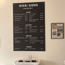 Nick + Sons Bakery