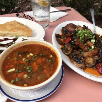 Gaufre's & Goods - Lentil soup, feta pie, and veggie dish - Greek Near Me - St. Augustine, Florida